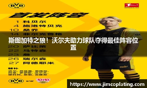 斯图加特之狼！沃尔夫助力球队夺得最佳阵容位置